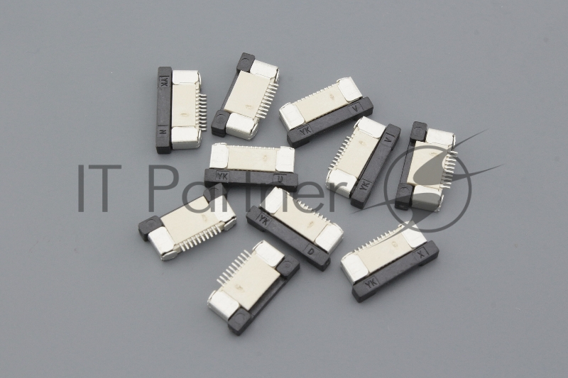 Разъем FPC Half Coverage Bottom Contact 0.5K-BX-10PWB 10 pin высота 2мм шаг 0,5мм 10 шт