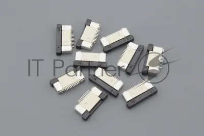 Разъем FPC Half Coverage Bottom Contact 0.5K-BX-10PWB 10 pin высота 2мм шаг 0,5мм 10 шт