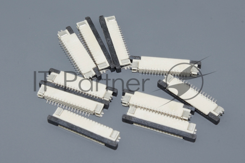 Разъем FPC Half Coverage Bottom Contact 0.8K-BX-16PWB 16 pin высота 2мм шаг 0,8мм 10 шт