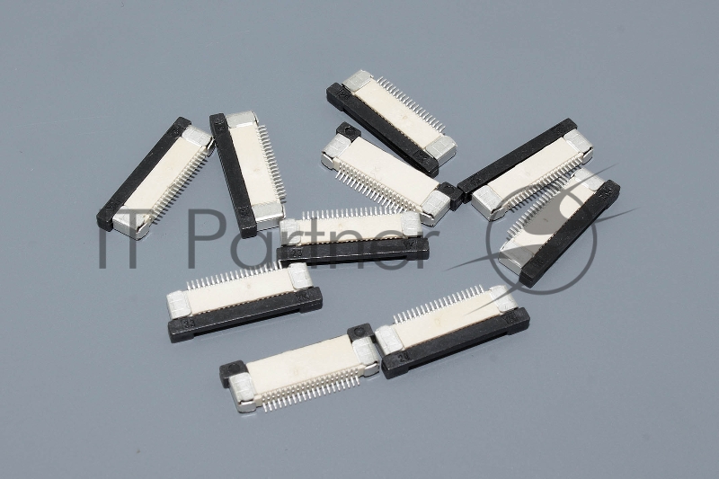Разъем FPC Half Coverage Top Contact 0.5K-BS-20PWB 20 pin высота 2мм шаг 0,5мм 10 шт