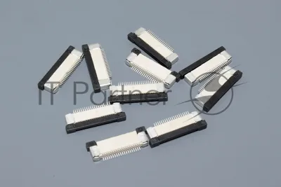 Разъем FPC Half Coverage Top Contact 0.5K-BS-20PWB 20 pin высота 2мм шаг 0,5мм 10 шт