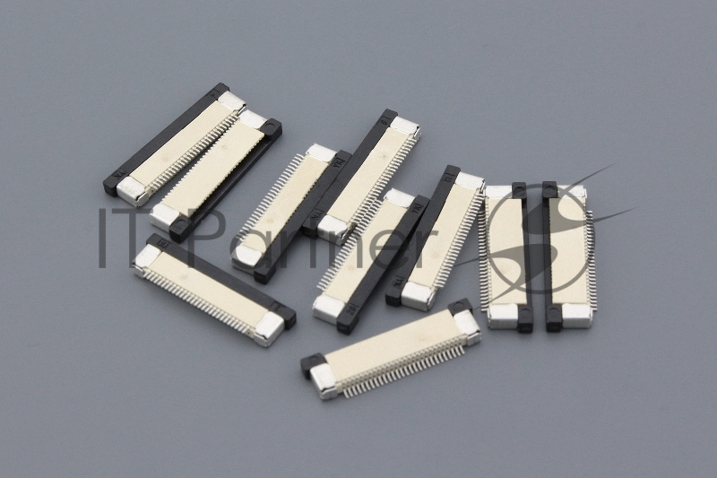 Разъем FPC Half Coverage Top Contact 0.5K-BS-28PWB 28 pin высота 2мм шаг 0,5мм 10 шт