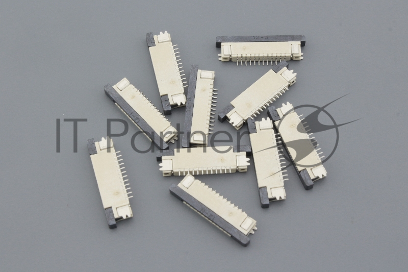 Разъем FPC Half Coverage Bottom Contact 0.8K-BX-12PWB 12 pin высота 2мм шаг 0,8мм 10 шт