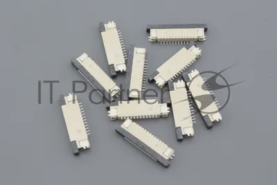 Разъем FPC Half Coverage Bottom Contact 0.8K-BX-12PWB 12 pin высота 2мм шаг 0,8мм 10 шт