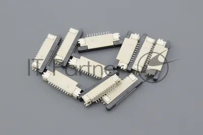 Разъем FPC Half Coverage Bottom Contact 0.8K-BX-10PWB 10 pin высота 2мм шаг 0,8мм 10 шт
