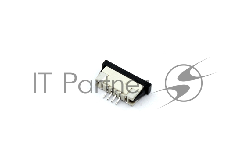 Разъем FPC Half Coverage Bottom Contact 1.0K-BX-4PWB 4 pin высота 2мм шаг 1мм 10 шт