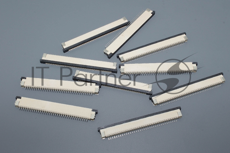 Разъем FPC Half Coverage Bottom Contact 1.0K-BX-36PWB 36 pin высота 2мм шаг 1мм 10 шт