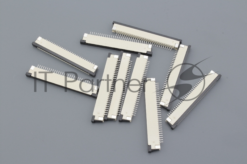 Разъем FPC Half Coverage Bottom Contact 1.0K-BX-30PWB 30 pin высота 2мм шаг 1мм 10 шт