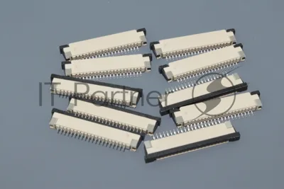 Разъем FPC Half Coverage Top Contact 1.0K-BS-20PWB 20 pin высота 2мм шаг 1мм 10 шт