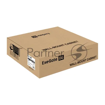 Шкаф телекоммуникационный 19" настенный 9U ExeGate EC-WM-9U.450.G.BLACK (19", 9U, 600x450x500 мм (ШхГхВ), передняя дверь закаленное стекло, съемные боковые панели, пыле- и влагозащита IP23, черный RAL 9004)