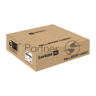 Шкаф телекоммуникационный 19" настенный 12U ExeGate EC-WM-12U.600.G.GREY (19", 12U, 600x600x635мм (ШхГхВ), передняя дверь закаленное стекло, съемные боковые панели, пыле- и влагозащита IP23, светло-серый RAL 7035)