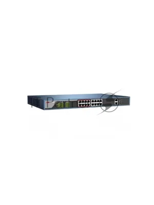 Коммутатор Hikvision DS-3E0318P-E(C), 16×1 Гбит/с PoE + 1×1 Гбит/с RJ45 + 1×1 Гбит/с Combo (RJ45/SFP), неуправляемый
