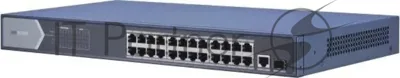 Коммутатор Hikvision DS-3E0526P-E(O-STD), 24×1 Гбит/с PoE + 1×1 Гбит/с SFP, неуправляемый