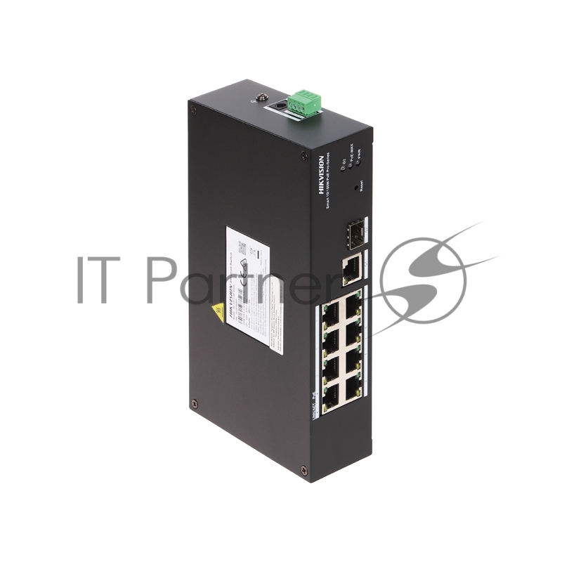 Коммутатор Hikvision DS-3T1310P-SI/HS(O-STD), 8×100 Мбит/с PoE+ + 1×1 Гбит/с Uplink + 1×1 Гбит/с SFP, настраиваемый