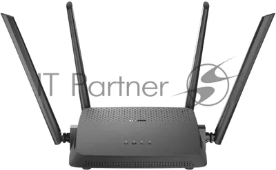 Роутер беспроводной D-Link DIR-825/RU/R7 (DIR-825/RU/R7A) AC1200 10/100/1000BASE-T черный