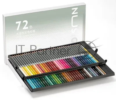 Карандаши цветные Deli NS731-72 Nusign, акварельные, 3мм 72 цветов (72шт)