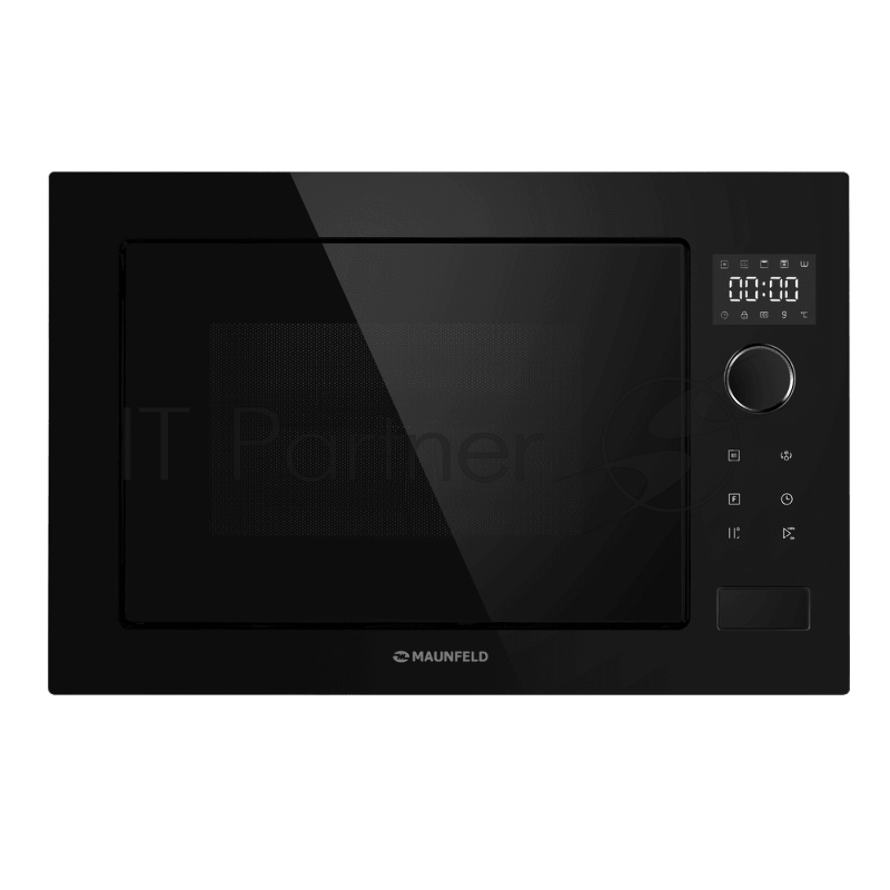 Микроволновая печь встраиваемая Maunfeld XBMO251GB Glossy черный, 25 л, 900 Вт, переключатели - поворотный механизм/сенсор