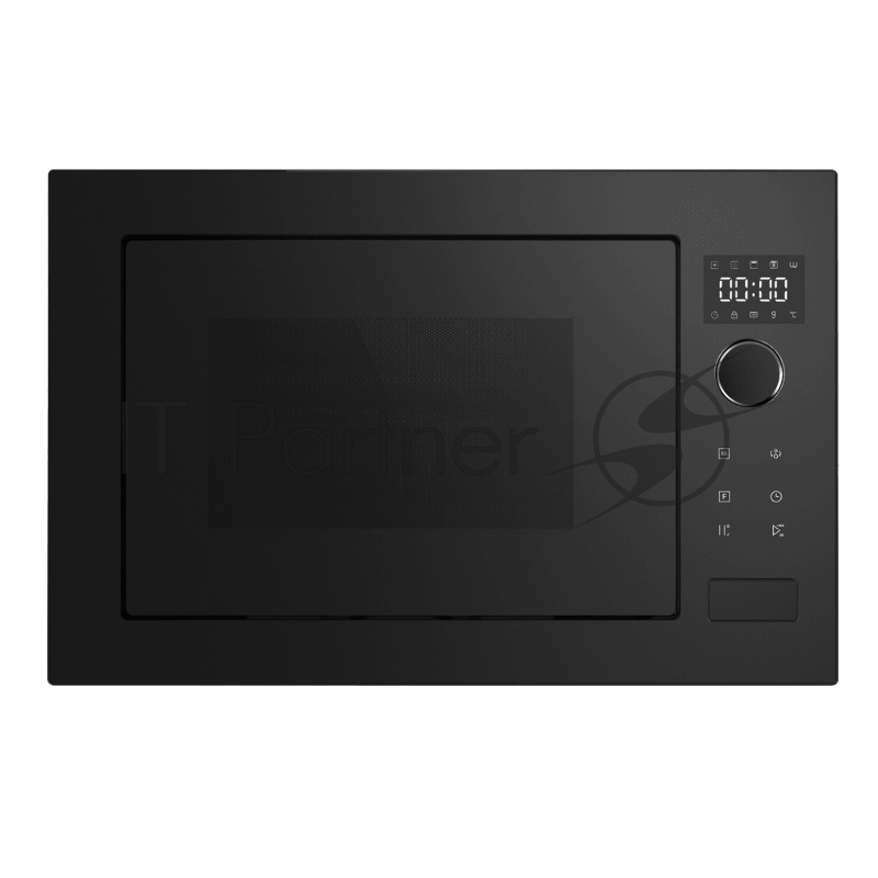 Микроволновая печь встраиваемая Maunfeld XBMO251GB Matt черное матовое стекло, 25 л, 900 Вт, переключатели - поворотный механизм/сенсор