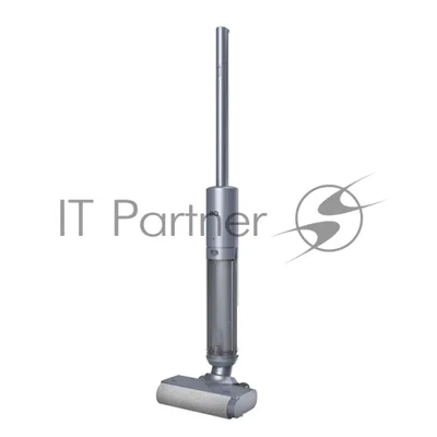 Пылесос вертикальный BQ VCA1003W холодный серый, питание от аккумулятора, 14 Вт, уборка суxая/влажная, пылесборник 0.36 л