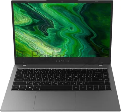 Ноутбук Digma Pro Fortis M Core i5 1235U 16Gb SSD 512Gb Intel Iris Xe graphics 14.1" IPS FHD (1920x1080) Windows 11 Pro grey WiFi BT Cam 4000mAh (DN14P5-ADXW03)