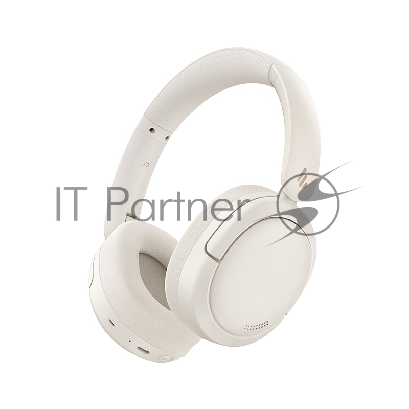 Беспроводные/проводные наушники Edifier W800BT Pro слоновая кость, полноразмерные, Bluetooth + USB-C, активное шумоподавление
