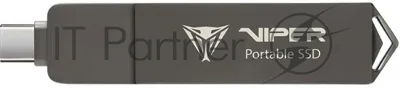 Внешний SSD Patriot Viper PVP30 USB-C 1Tb 2.5" USB-A черный
