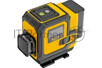 Лазерный уровень мультипризменный Denzel DLV-360-3C, 30 м, зеленый луч, Li-Ion 2,4 Aч, кейс