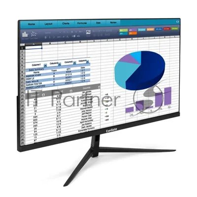 Монитор 23.8" ExeGate SuperView EH2407 IPS 1920x1080, 100 (120)Гц, 5 мс, 16:9, 250 кд/м², 1xHDMI, VGA, Flicker Free, Low Blue Light, черный