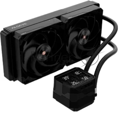 Жидкостная система охлаждения ALSEYE CPU COOLER AS.02.11.0015 Q240 Plus черный 120мм алюминий+медь 3000 rpm 45db 4-pin 270W