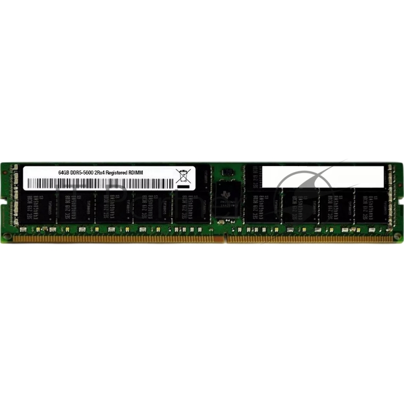 Оперативная память Dell, DDR5, 64Gb (1x64 Gb), 5600 MHz, CL46, ECC, RDIMM