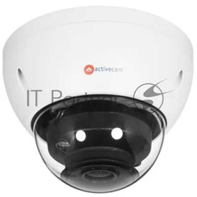 Купольная вандалозащищенная IP-камера 8Мп AC-D3183WDZIR5 - объектив 2.7-12мм с мотор-зумом и автофокусом, механический ИК-фильтр, двусторонний аудиоканал, ИК-подсветка, питание PoE/12В. Real WDR (120dB). Слот microSD (архив до 128Гб).