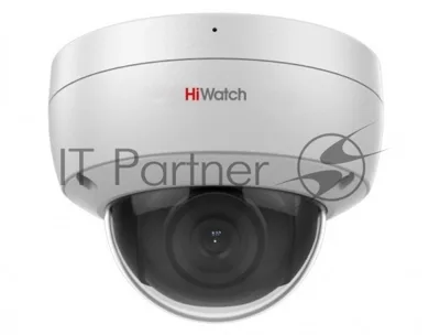 Уличная купольная 2Мп IP-камера HiWatch DS-I252L(B) (4мм) - с LED-подсветкой до 30м и технологией ColorVu