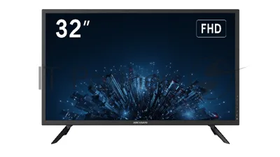Монитор 32" Hikvision DS-D5032F3-1V0S VA 1920x1080, 75 Гц, 8 мс, 16:9, 300 кд/м², VGA, HDMI 1.4, 3.5 Jack, динамики (2x10 Вт), черный
