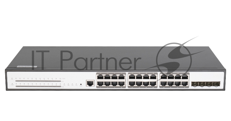 Коммутатор GIGALINK GL-SW-G204-28P, 24×1 Гбит/с PoE + 4×10 Гбит/с SFP+, управляемый