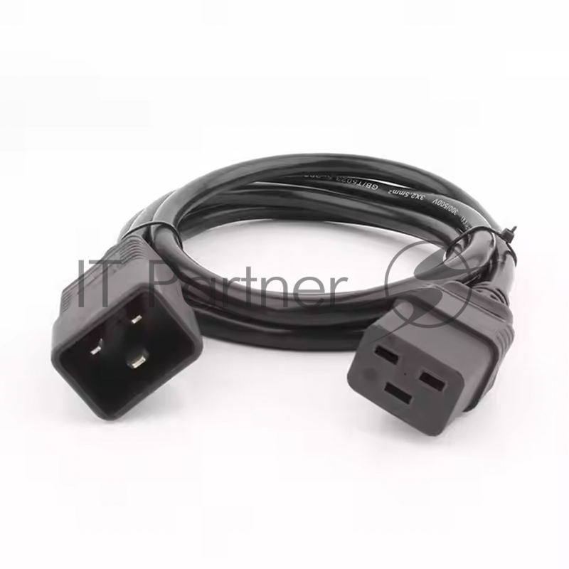 Шнур сетевой Rexant IEC 320 C19 – IEC 320 C20 3x1,5мм², 5м