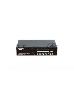 Коммутатор NST NS-SW-8F2F-P, 10×100 Мбит/с (8×PoE), неуправляемый
