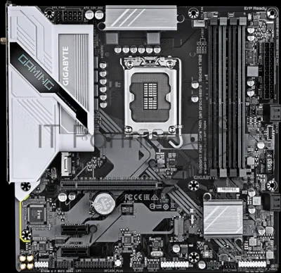 Материнская плата GIGABYTE B760M GAMING PLUS WIFI DDR4, LGA1700, Intel B760, 4xDDR4, 4xSATA, 2xM.2, 1xPCIe 4.0 x16, DisplayPort, HDMI, 1x1Gb LAN, USB, 3x3.5 мм, 7.1, microATX