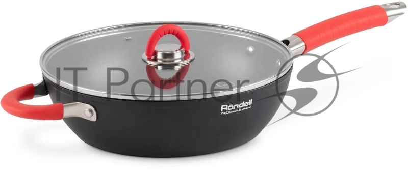 Сотейник Rondell Passion RDA-1933 d=28 см, (с крышкой) черный