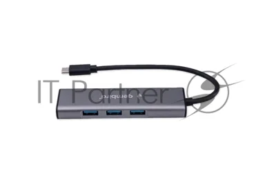 USB-концентратор Gembird UHB-U3P7-02, USB Type-C 3.1, 7хUSB, USB Type-C