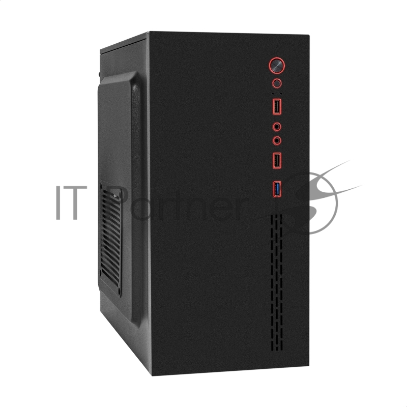 Компьютерный корпус Minitower ExeGate EX298810RUS BAA-403U2 (mATX, без БП, 1*USB+2*USB 3.0, HD Audio, черный)