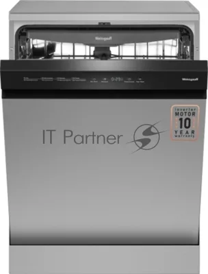 Посудомоечная машина Weissgauff DW 6038 X Inverter, нержавеющая сталь, 59.8 см, 14 компл., сушка конденсационная, 49 дБ, класс A++