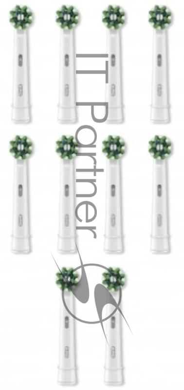Насадка для зубных щеток Oral-B Pro Cross Action (упак.:10шт) белый Pro Cross Action и Pro 3D White