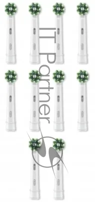 Насадка для зубных щеток Oral-B Pro Cross Action (упак.:10шт) белый Pro Cross Action и Pro 3D White