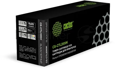 Картридж лазерный Cactus CS-CTL2000K CTL-2000K черный (1500 стр.) для Pantum CP2200DW/CM2200FDW