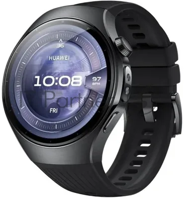 Умные часы Huawei Watch 5 Rates-L19F, 1.5" LTPO AMOLED, Wi-Fi, Bluetooth, NFC, IP69, черный