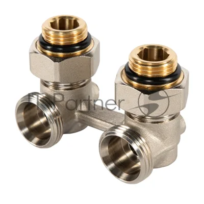 Узел нижнего подключения Royal Thermo угловой 1/2"х3/4"EK RTE 07.00002А
