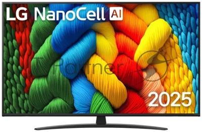 Телевизор LG 65" 65NANO81A6A черный LED UHD 60Hz Smart TV 2GB/8GB