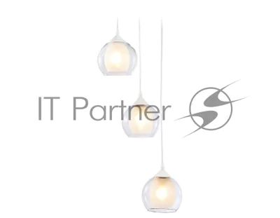 Подвесной светильник TR3540/3 WH/CL/FR белый/прозрачный/белый матовый E27*3 max 40W D281*800