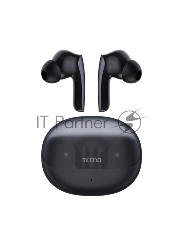 Беспроводные наушники Tecno Sonic (SC02) черный, вкладыши/внутриканальные (трансформер), Bluetooth, до 10 ч