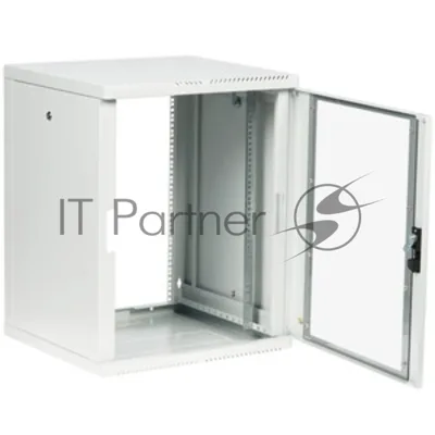 Шкаф коммутационный ЦМО (ШРН-М-15.500-9005) настенный 15U 600x520 мм пер. дв. стекл. 130 кг черный 456 мм 24.66 кг 180 град. 745 мм